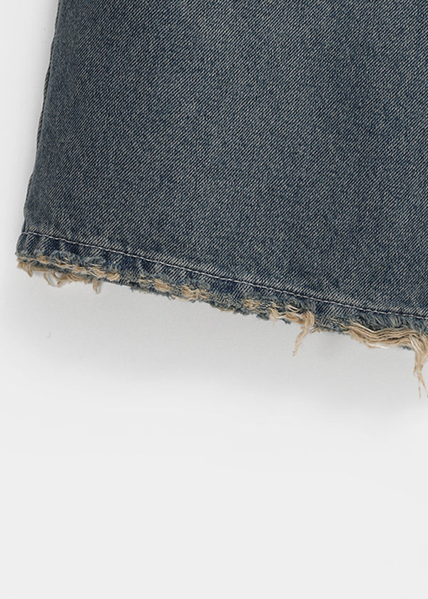 Wirachu 口袋寬鬆牛仔褲