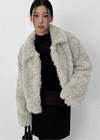 Royche Collar Fur Jacket