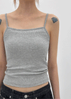 Patner Basic Ribbed Sleeveless (Built-in Cup)