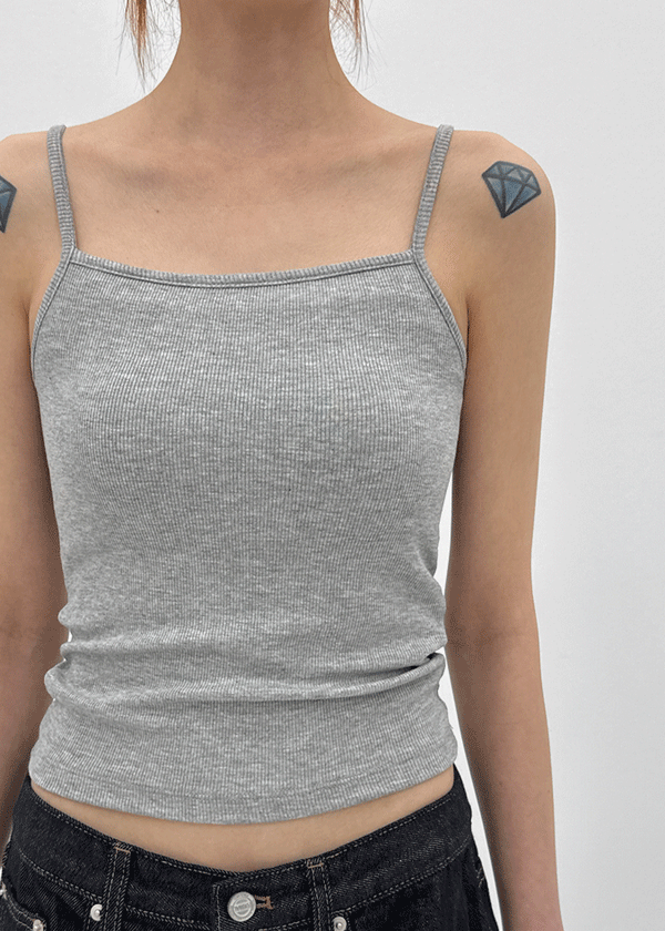 Patner Basic Ribbed Sleeveless (Built-in Cup)
