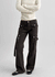 Ronrom Low-waist Wide Bootcut Cargo Pants