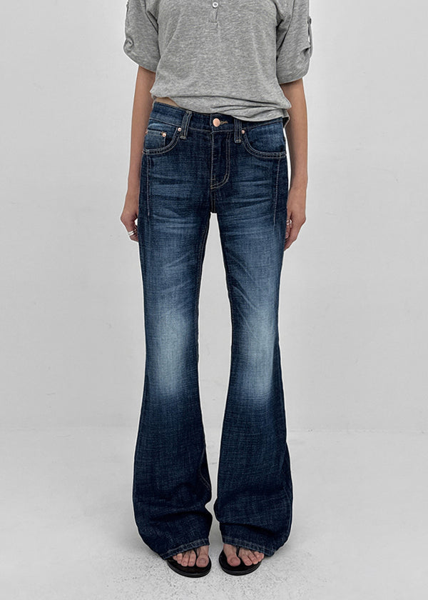 Holder Ring Bootcut Denim Pants
