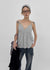 Torsion Bar V-neck Sleeveless (Built-in Cup)