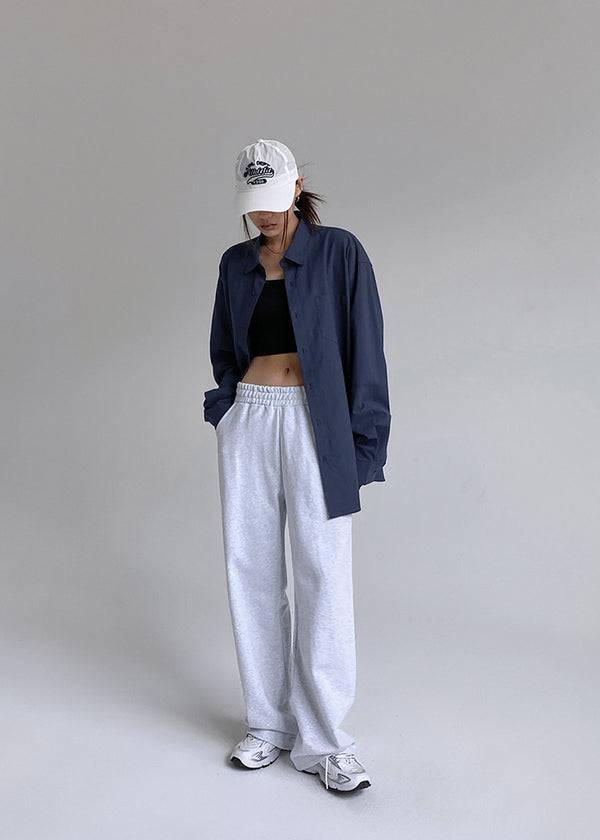 UNISEX Kanter 過大棉質襯衫