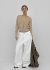 Torrit Eyelet Wide Cotton Pants