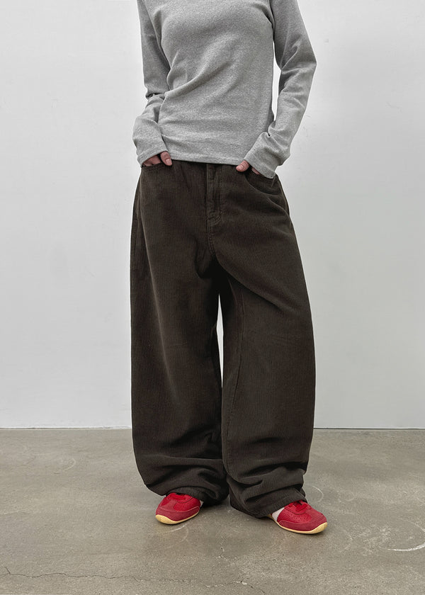 Franno Basic Wide Corduroy Pants