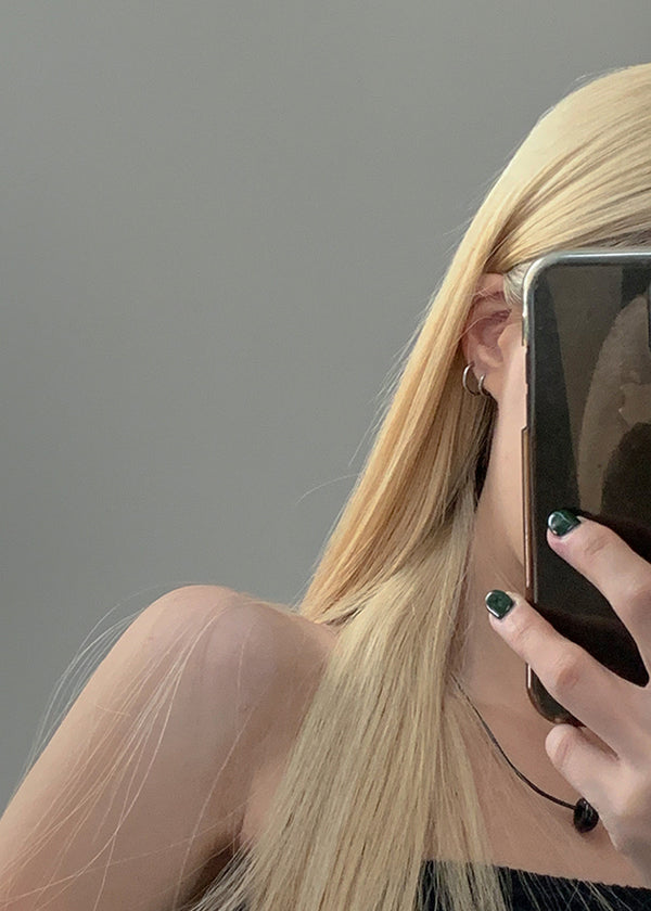 外科鋼環形耳環