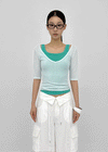 Lopopong Deep V-neck Sleeveless Tee