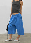 Sunking Pigment Cut Bermuda Shorts