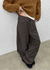 Levitz Fleece Wide Cotton Pants