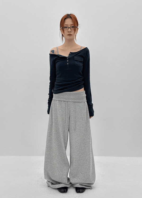 Atone Folding Wide Training Pants