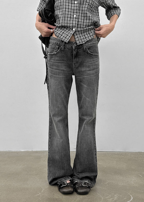 Moro's Washed Bootcut Denim Pants