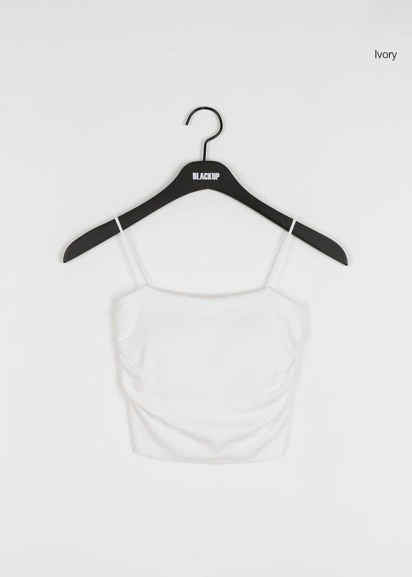 修身內建杯胸罩上衣