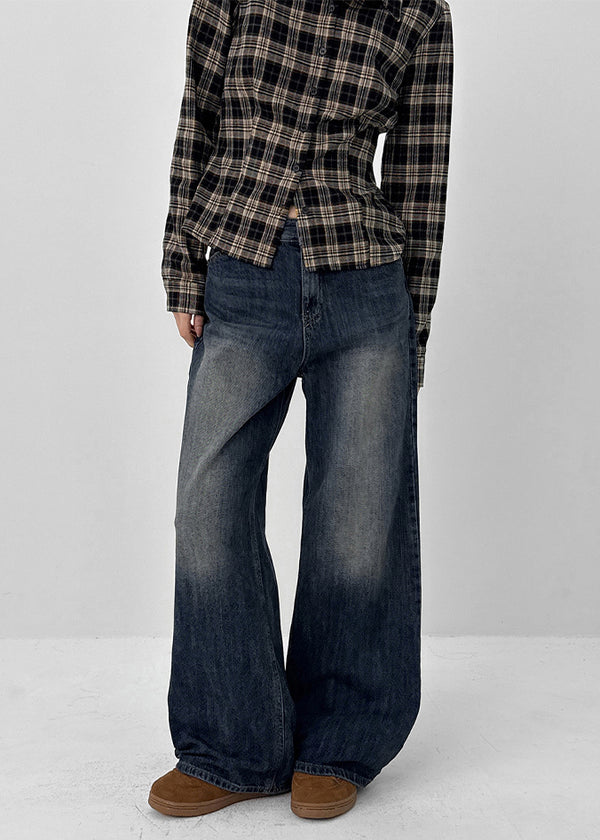 Daboni Washed Wide Denim Pants