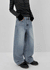 Shinrect Washed Straight Denim Pants