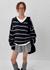Tinda Stripe V-neck Knit