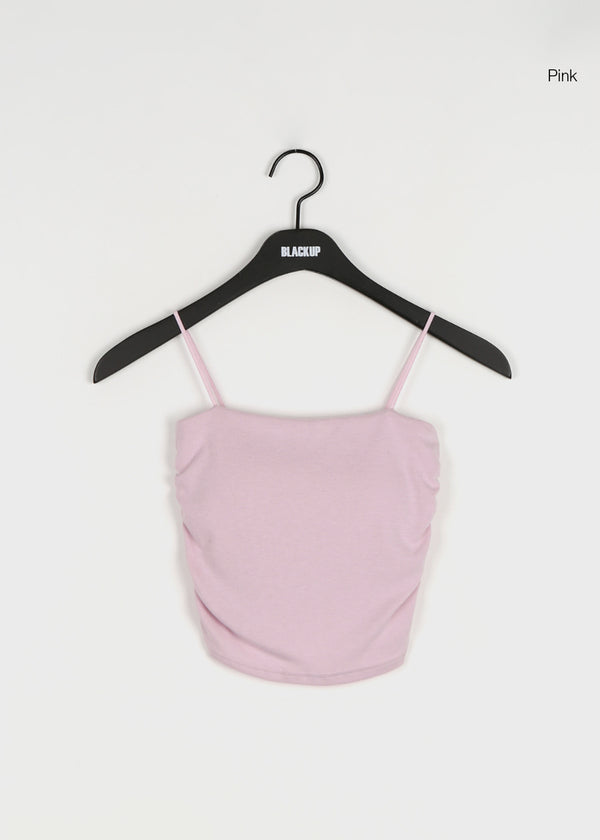 修身內建杯胸罩上衣