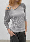 Frange Raglan 3/4 Sleeveless