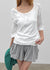 Swerve Henley Neck Rolled-up 3/4 Sleeve Tee