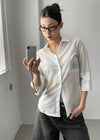 Delong Sheer Slim 3/4 Sleeve Shirt