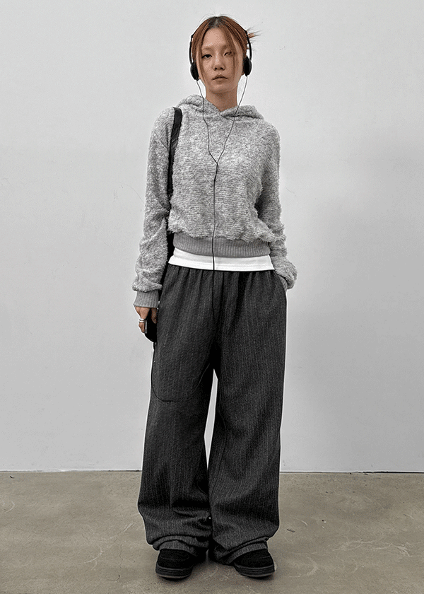 Arcady Wool Knit Hoodie