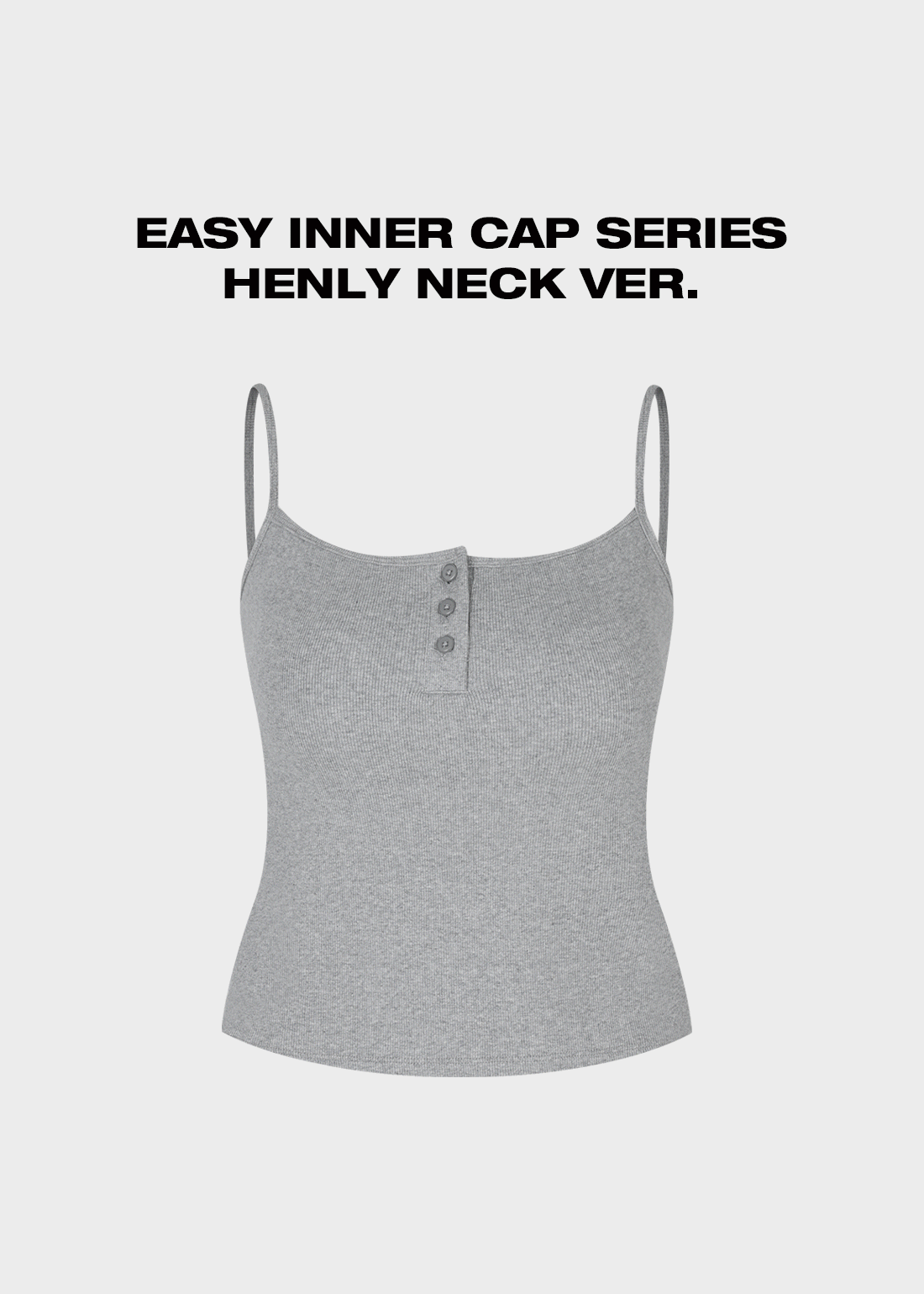 MADE] Easy Henley Neck Sleeveless (Captured) – BLACKUP