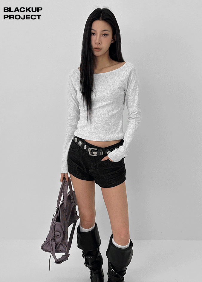 MADE] Minibe Raglan Long-Sleeve T-shirt – BLACKUP