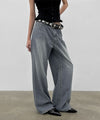 Lot Low-waist Wide Denim Pants