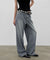 Lot Low-waist Wide Denim Pants