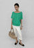 Dash Beads Strap Halter Short Sleeve Tee