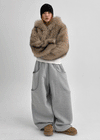 (UNISEX) Toang Slit Balloon Wide Two-Way Banding Pants (F/W Ver.)