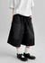 (UNISEX) Tenper Rivet Banding Denim Bermuda Shorts