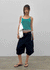 (UNISEX) Jetting Bermuda Back Elastic Cargo Pants