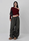 (UNISEX) Cedillo Pintuck Two-way Banding Pants