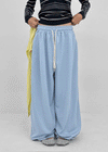 (UNISEX) Xenon Wide Elastic String Pants