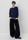 Hansding Bijo Folding Wide Cotton Pants (Fleece Ver.)