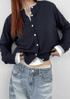 Beckive Round Knit Cardigan
