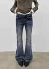 Toa Washed Bootcut Denim Pants