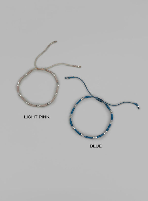 (SILVER 925) Lacoupe Freshwater Pearl Knot Bracelet