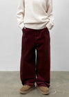 Depoa Corduroy Wide Cotton Pants