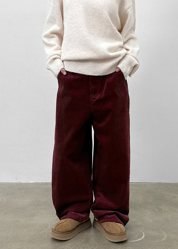 Depoa Corduroy Wide Cotton Pants