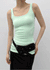 Colme Square Neck Slim Long Sleeveless