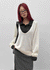 Cowlong Deep U-Neck Wool Knit