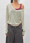 York Deep V-neck Summer Sweatshirt