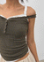 Gelat Vintage Button Lace Sleeveless