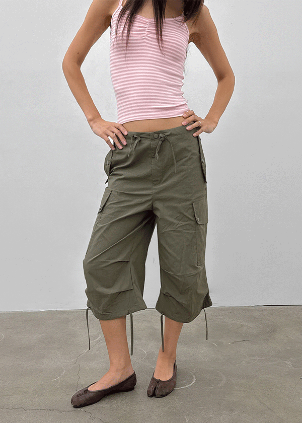 HelloT Capri Cargo Pants