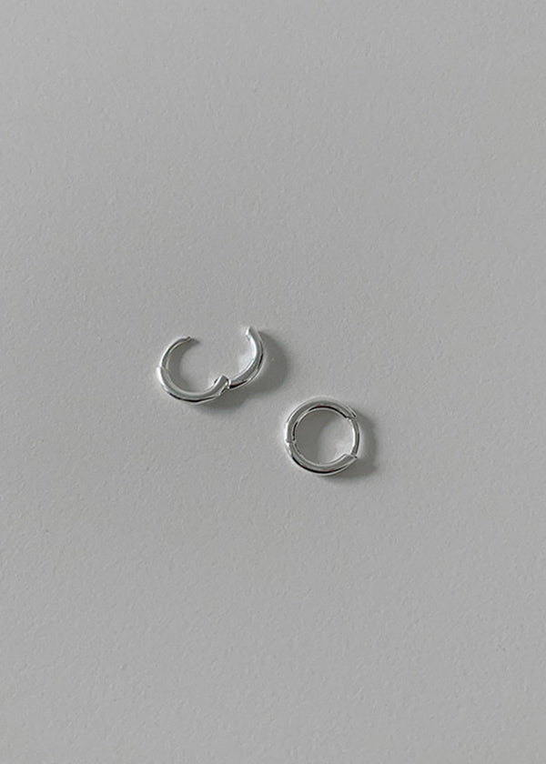 925純銀合頁耳環