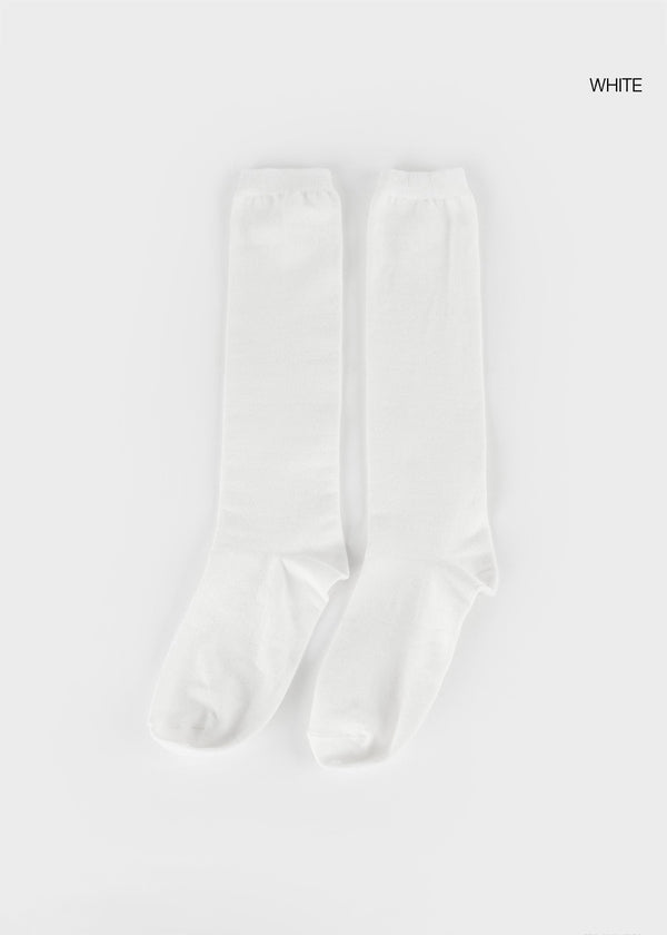 Die Felt Plain Knee-Socks