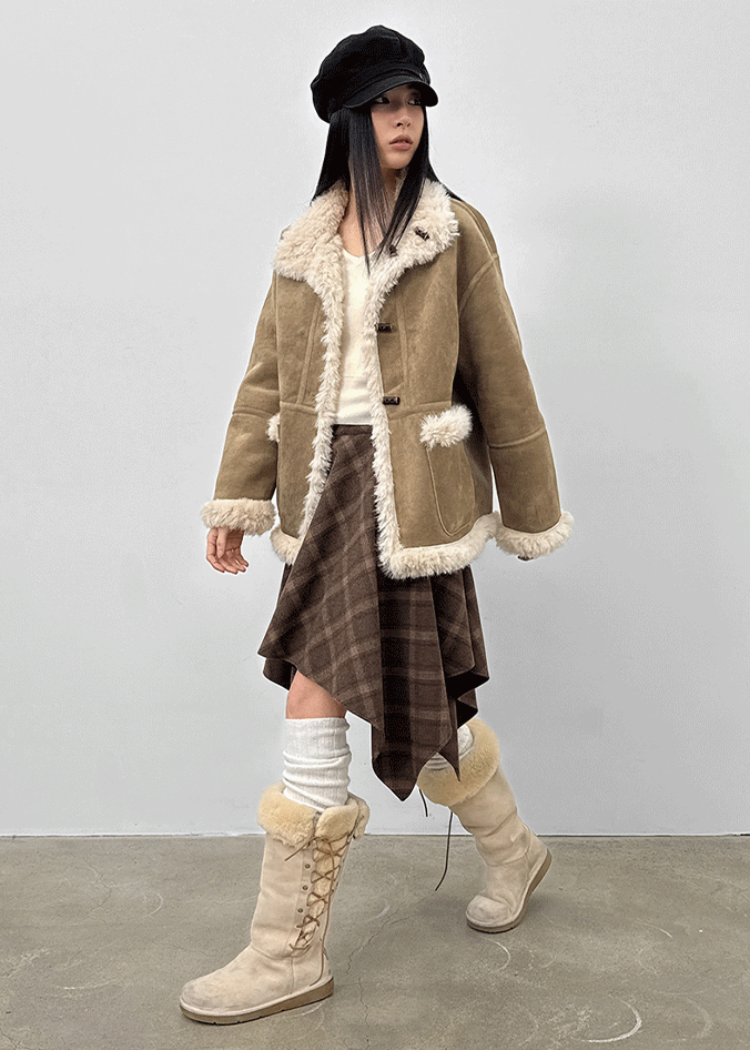 Franz Reversible Mustang Half Jacket – BLACKUP