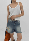 Shakik Summer Tencel Linen Sleeveless Knit